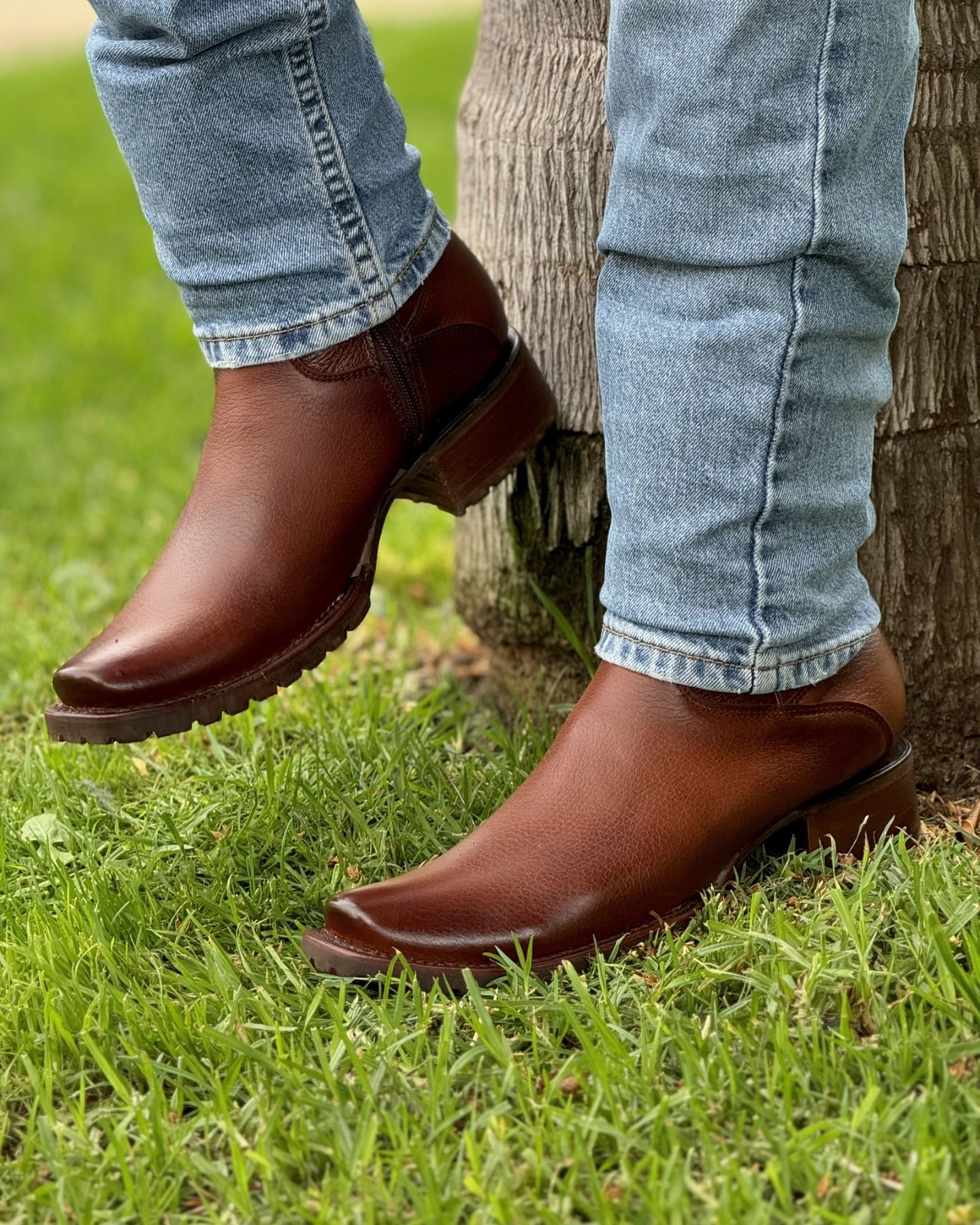 Brown Italian Casual Leather Boots