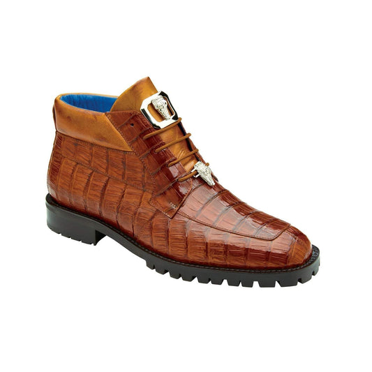 Crocodile leather Italian high-end textured leather shoes