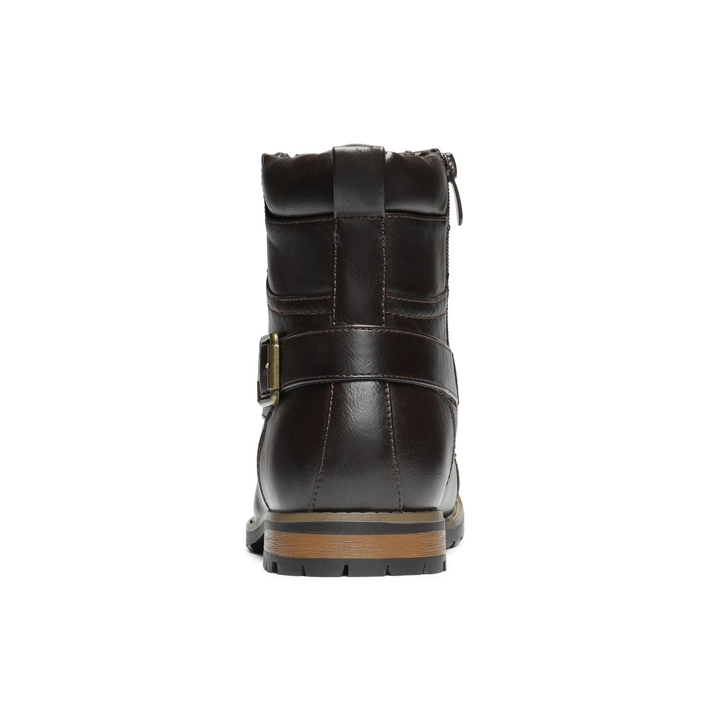High cut genuine leather men's oversized breathable leather shoes