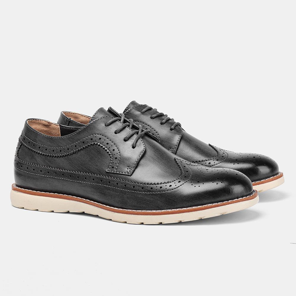 Retro spring and summer comfort leather sports shoes