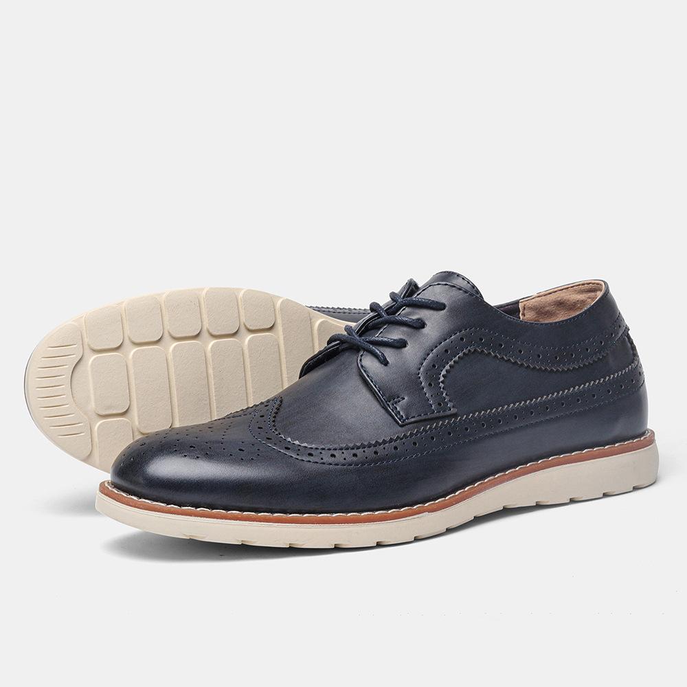 Retro spring and summer comfort leather sports shoes