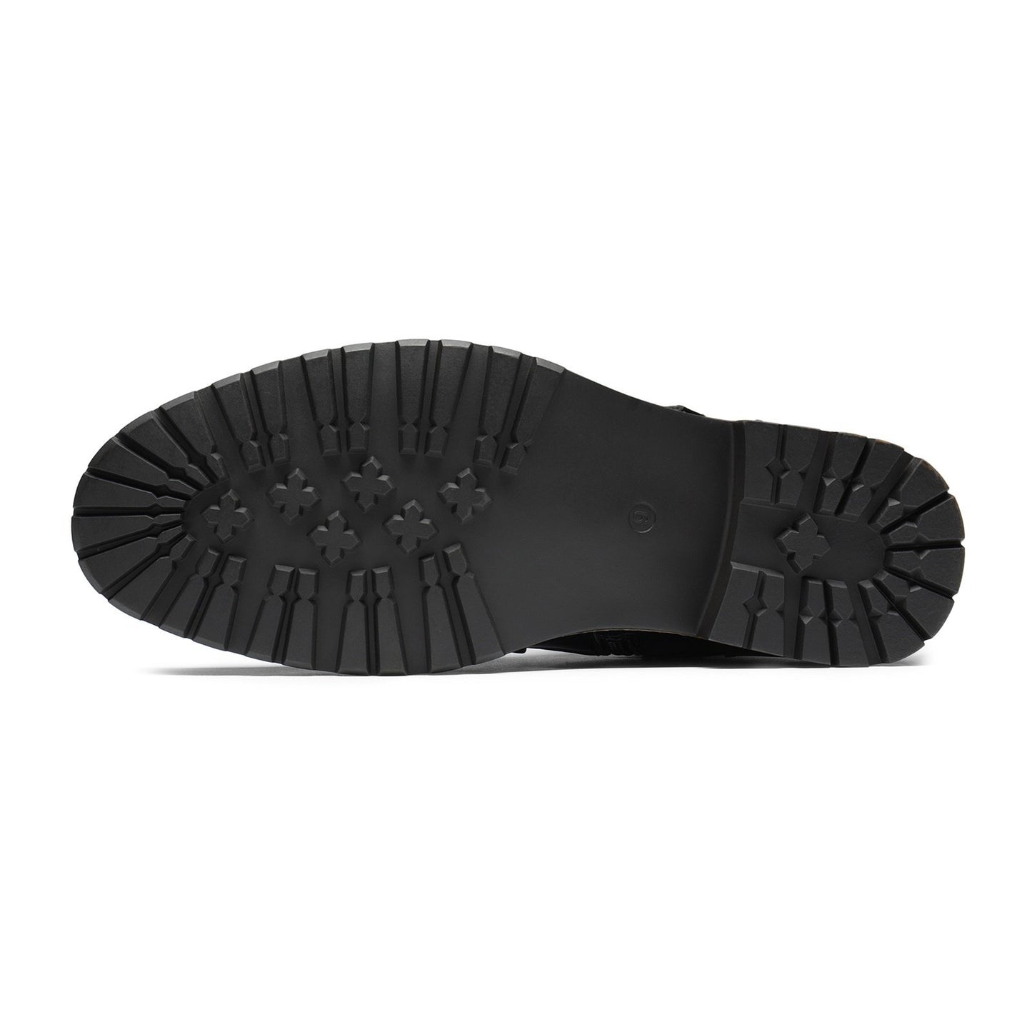 High cut genuine leather men's oversized breathable leather shoes