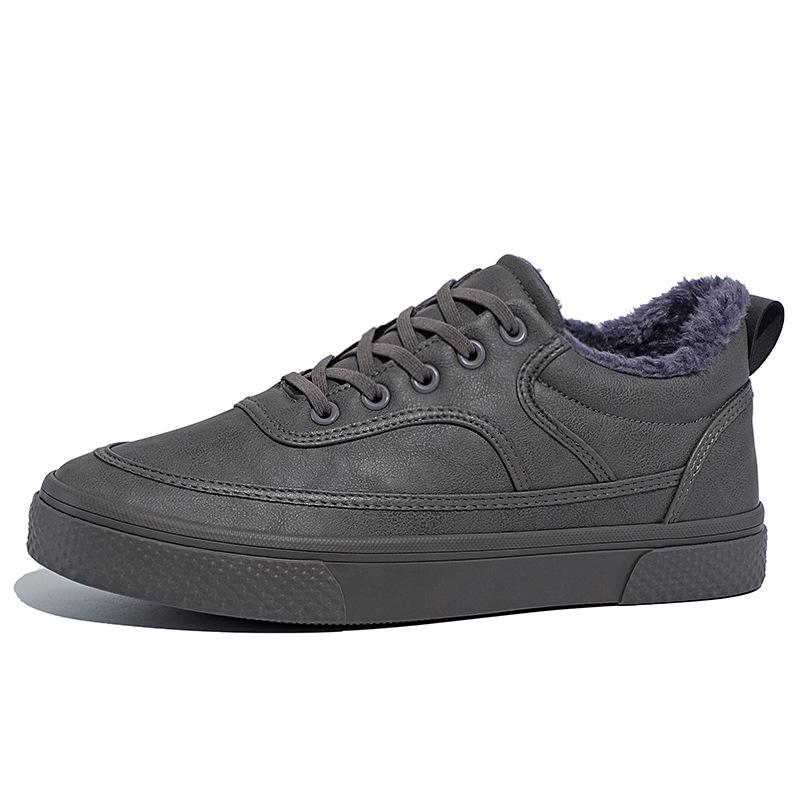 Keep warm fashion comfortable soft bottom small leather shoes