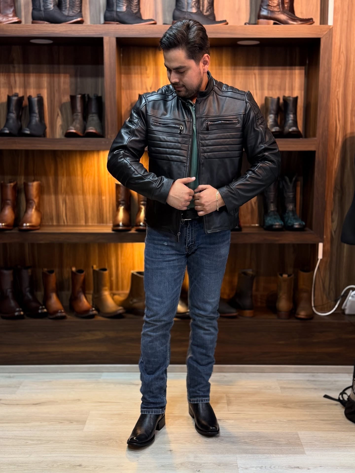 Black Warrior Leather Jacket