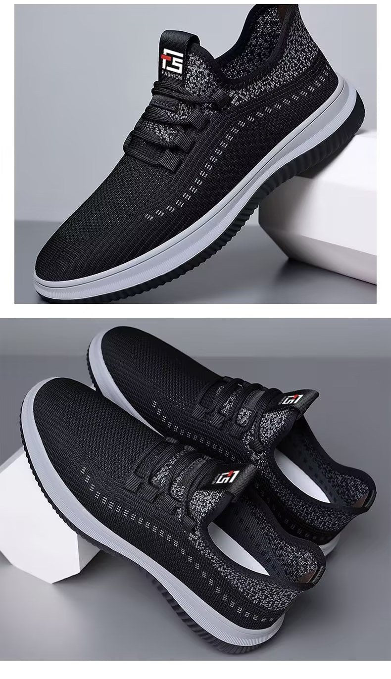 Soft-soled sports lightweight and breathable men's shoes