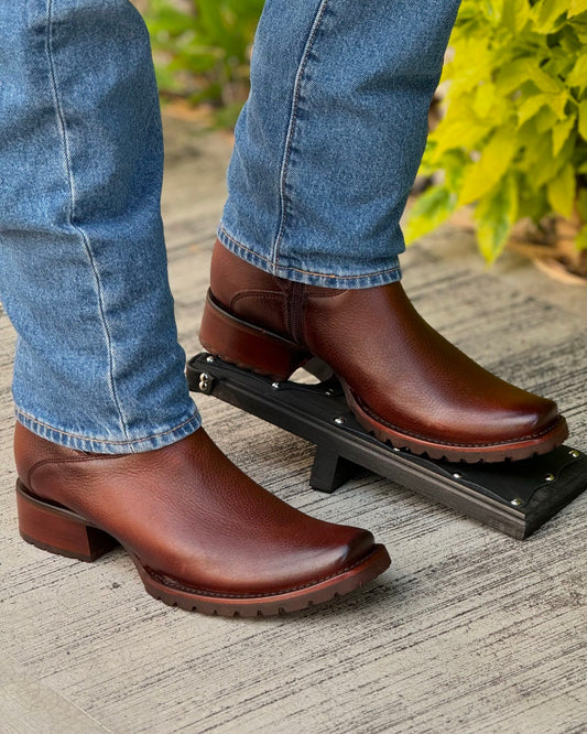 Brown Italian Casual Leather Boots