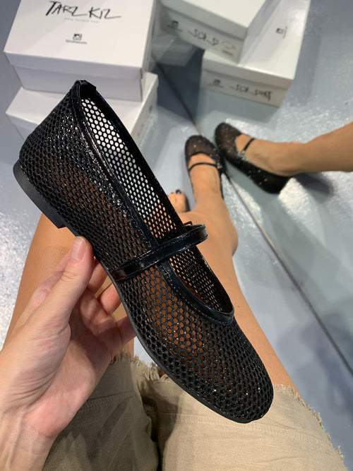 Air Mesh Buckle Strap Sandals