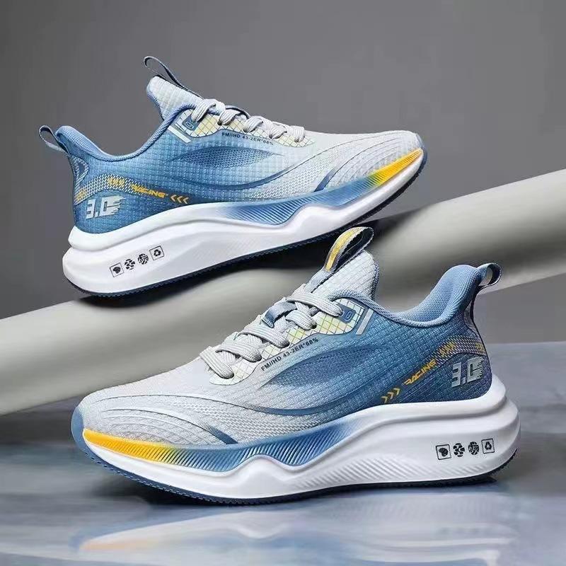 Breathable mesh surface non -slip running fashion trend wild youth casual men's shoes