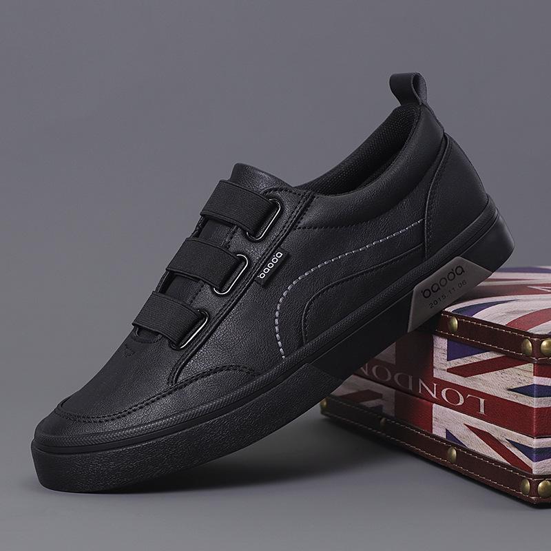 Men's breathable ring sports casual leather shoes