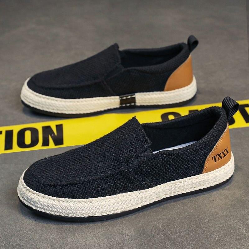 Straw edit fisherman's breathability retro casual shoes