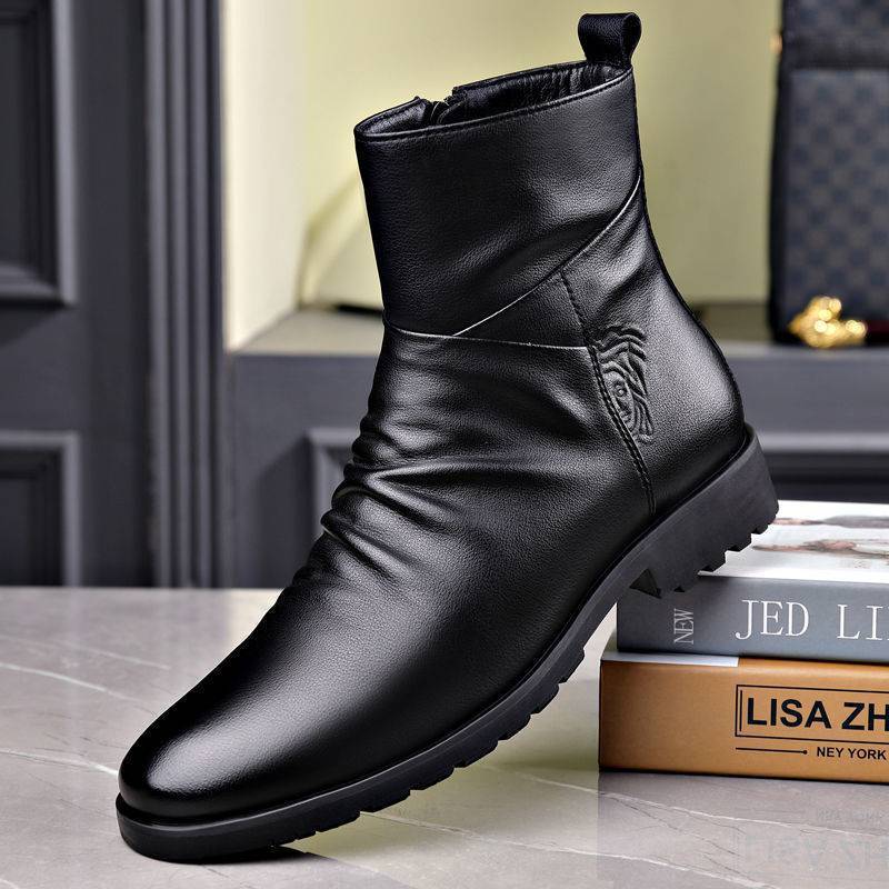 high top Martin Italian genuine leather boots