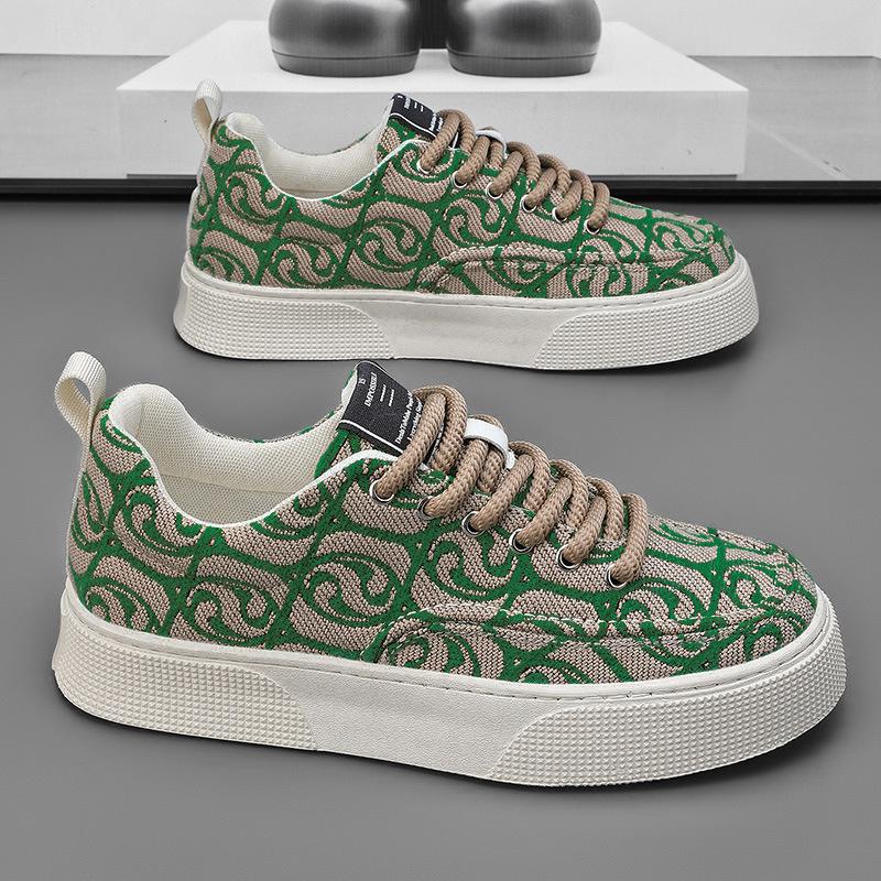 Low gang printed board shoes