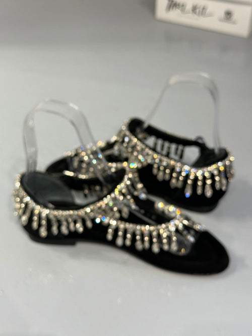 Diamond Wrap Sandals