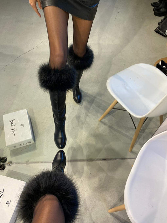 furry boots